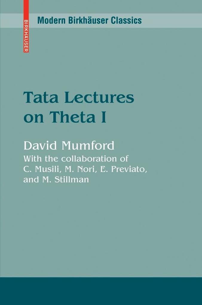 Tata Lectures on Theta I