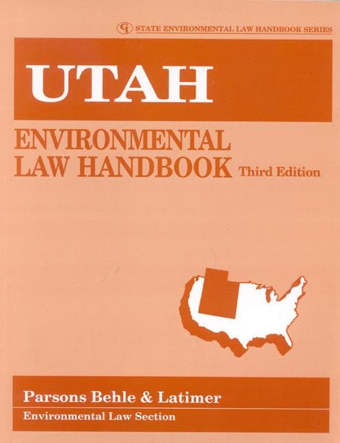 Utah Environmental Law Handbook