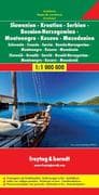 Slowenien / Kroatien / Serbien / Bosnien-Herzegowina / Montenegro / Kosovo / Mazedonien 1 : 1 000 00