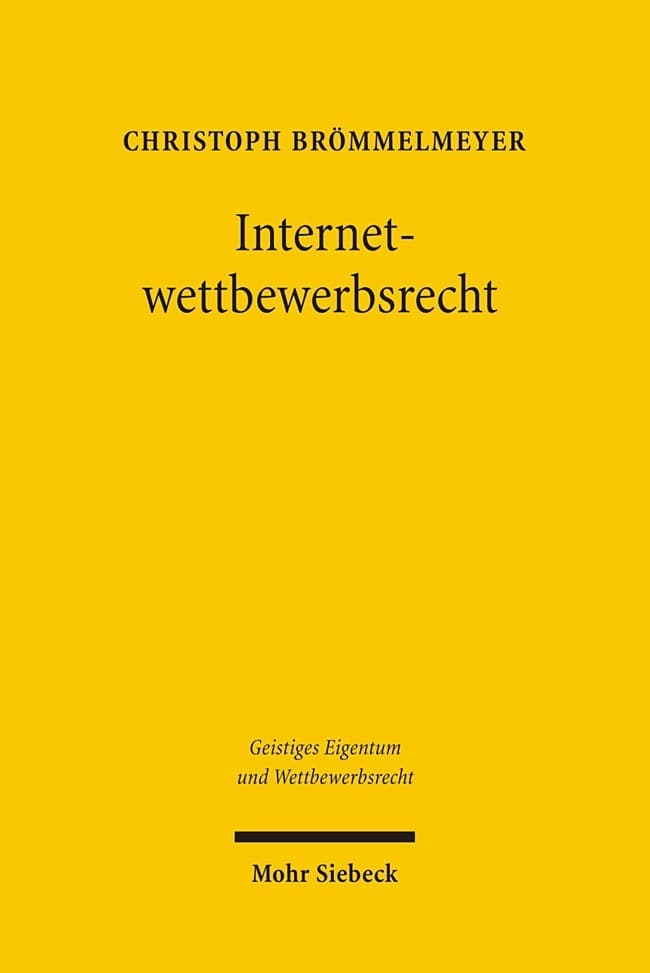 Internetwettbewerbsrecht