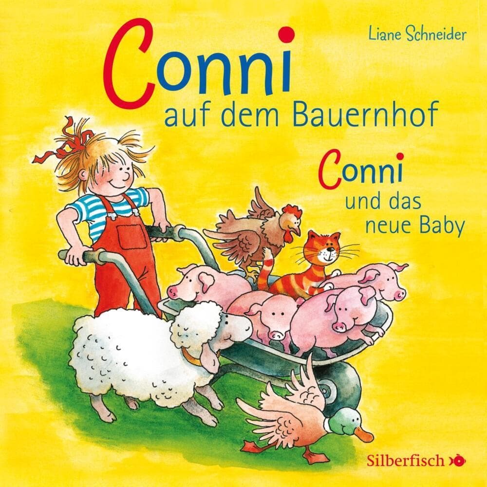 Conni auf dem Bauernhof / Conni und das neue Baby, 1 Audio-CD