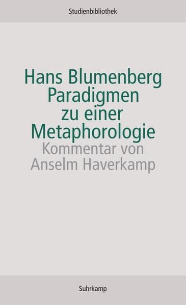 Paradigmen zu einer Metaphorologie