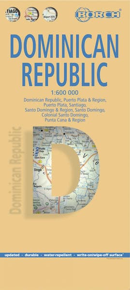 Borch Map Dominican Republic. República Dominicana