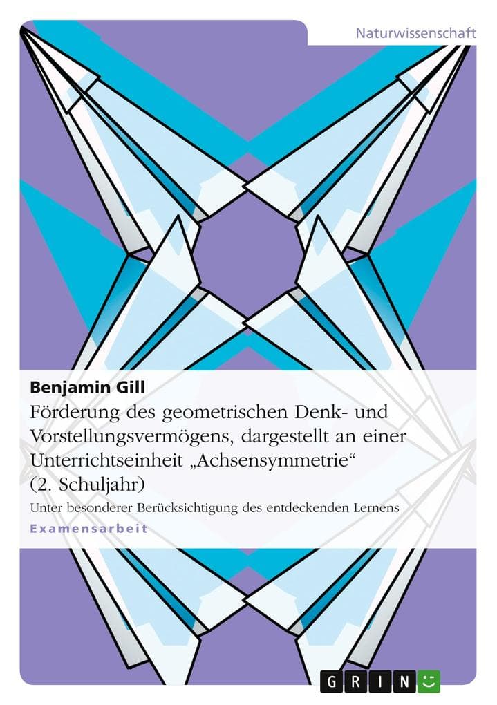 Förderung des geometrischen Denk- und Vorstellungsvermögens, dargestellt an einer Unterrichtseinheit "Achsensymmetrie" (2. Schuljahr)