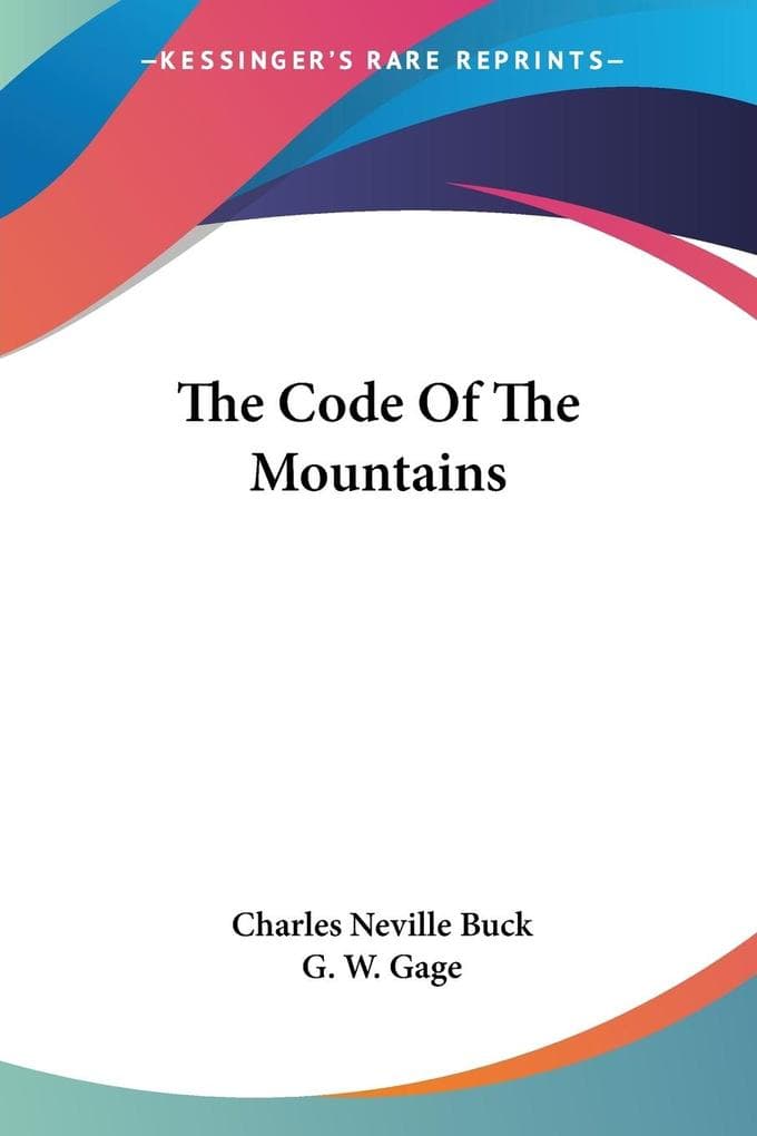 The Code Of The Mountains