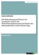 Die Wahrnehmung im Theater der Avantgarde. Analyse der Wahrnehmungskonzeption im Theater des Bauhaus