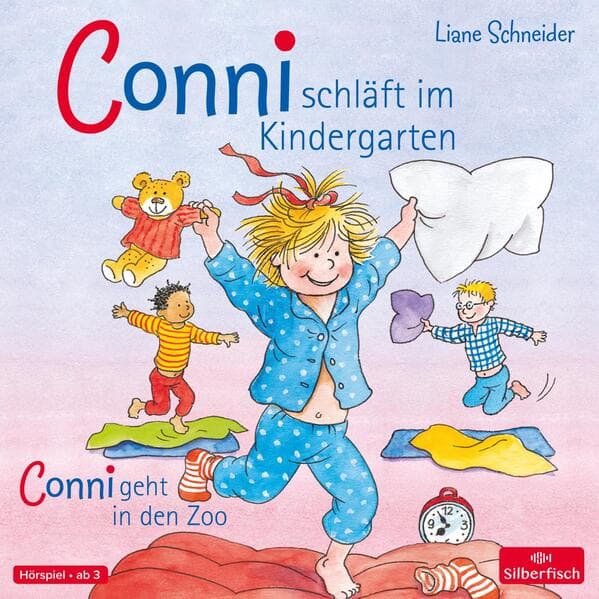 Conni schläft im Kindergarten / Conni geht in den Zoo, 1 Audio-CD