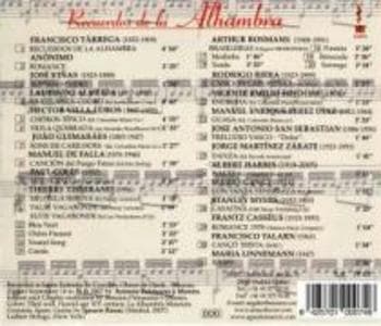 Recuerdos De La Alhambra-Solo Guitar Favorites
