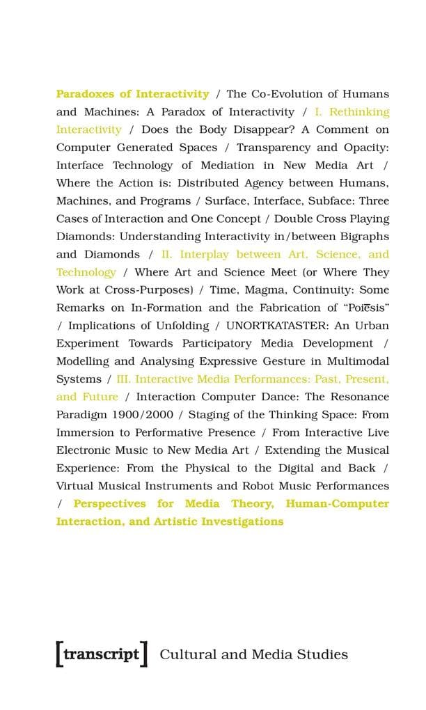 Paradoxes of Interactivity