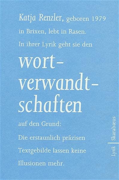 wortverwandtschaften: Gedichte