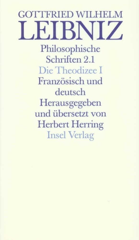Philosophische Schriften. Französisch und deutsch. Vier in sechs Bänden, 2 Teile