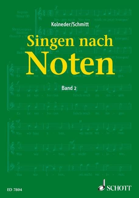 Singen nach Noten