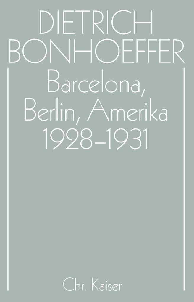 Barcelona, Berlin, Amerika 1928-1931