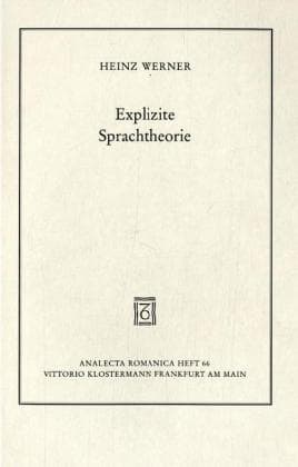 Explizite Sprachtheorie