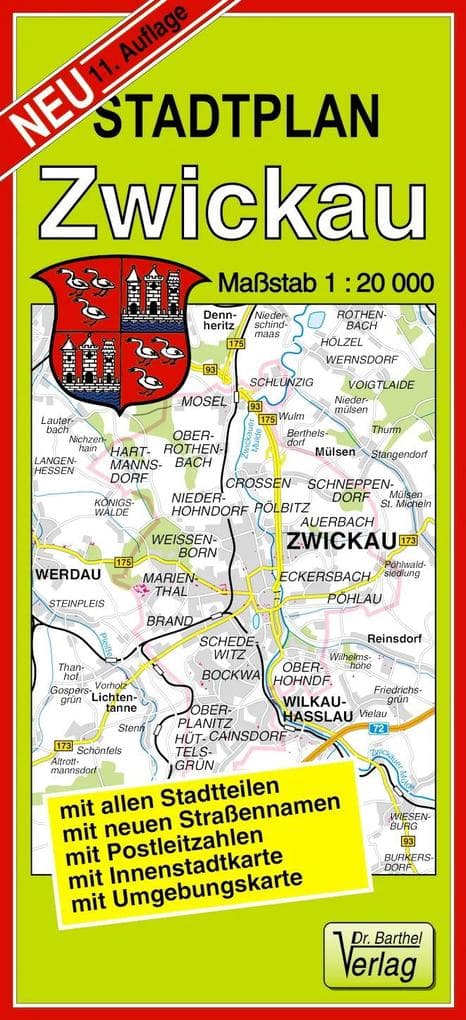 Radwander-und Wanderkarte Mittweida und Umgebung 1 : 50 000