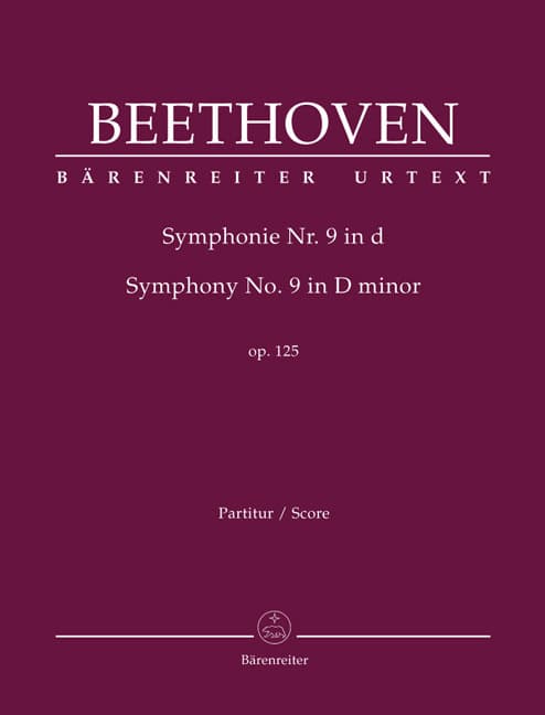 Symphonie Nr. 9 d-Moll op. 125, Partitur