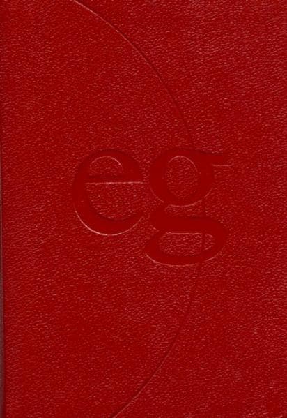 Evangelisches Gesangbuch. Ausgabe für die Landeskirchen Rheinland, Westfalen und Lippe. Taschenausgabe rot mit Goldschnitt im Schuber