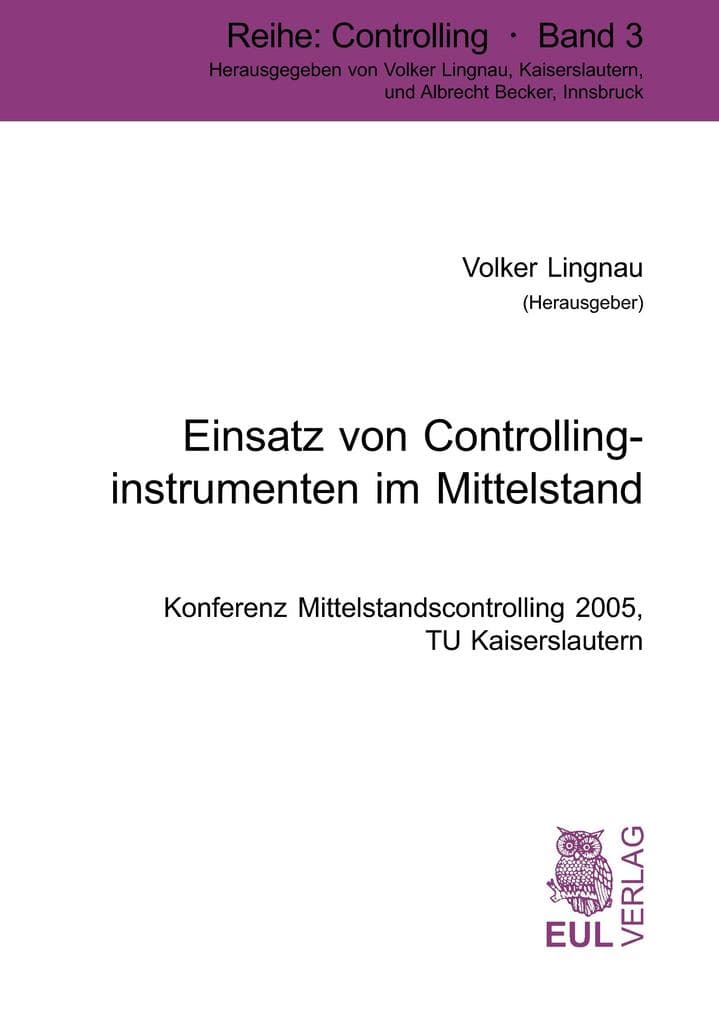 Einsatz von Controllinginstrumenten im Mittelstand