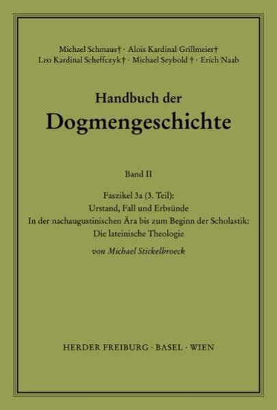 Handbuch der Dogmengeschichte. Faszikel.3a3