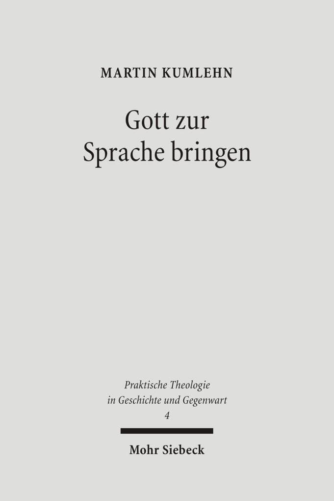 Gott zur Sprache bringen
