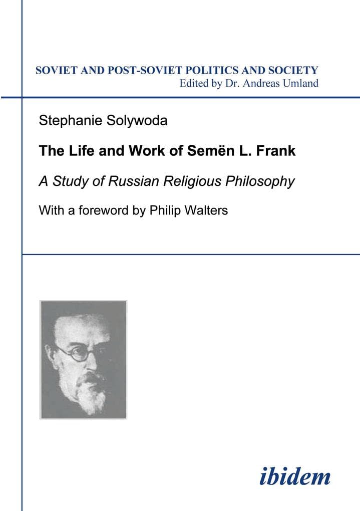 The Life and Work of Semen L. Frank