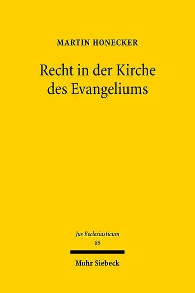 Recht in der Kirche des Evangeliums