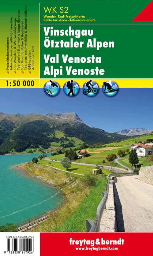 Südtirol 02 Vinschgau - Ötztaler Alpen 1 : 50 000