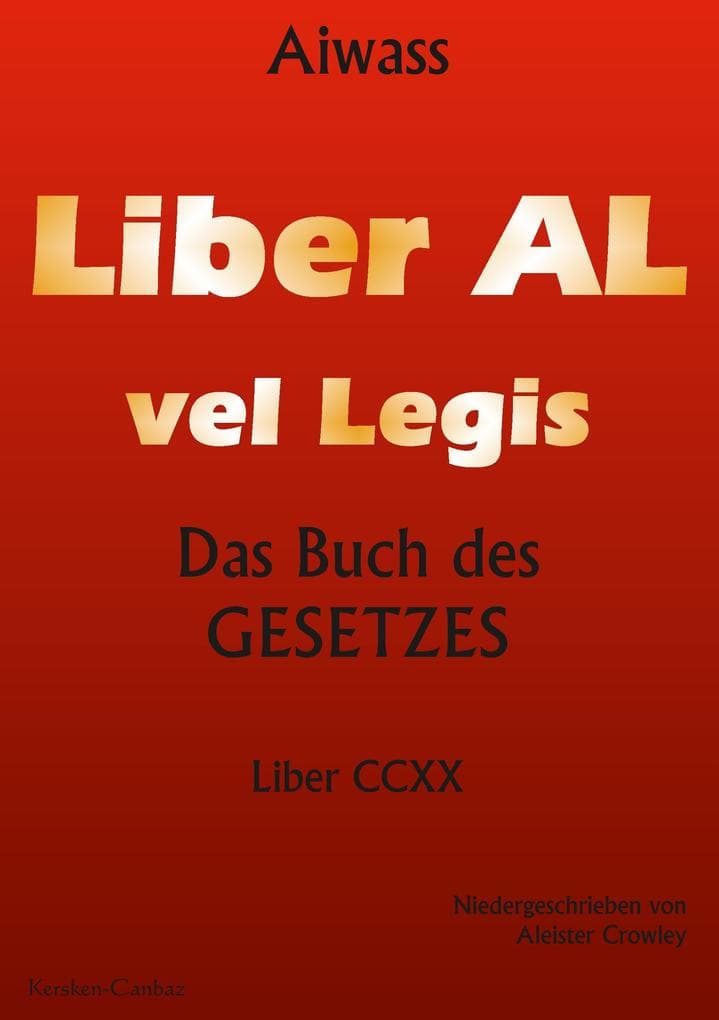 Liber Al vel Legis