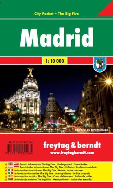 freytag & berndt Innenstadtplan Madrid 1:10.000