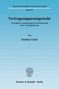 Vertragsanpassungsrecht.