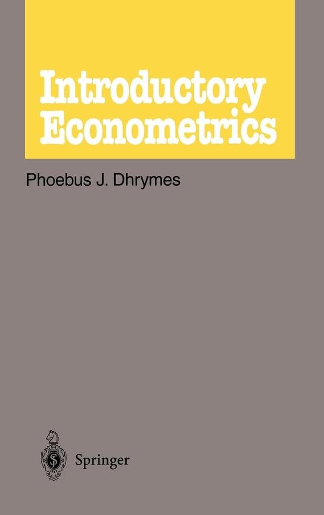 Introductory Econometrics