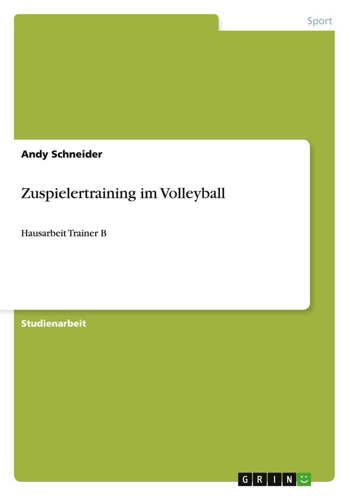Zuspielertraining im Volleyball