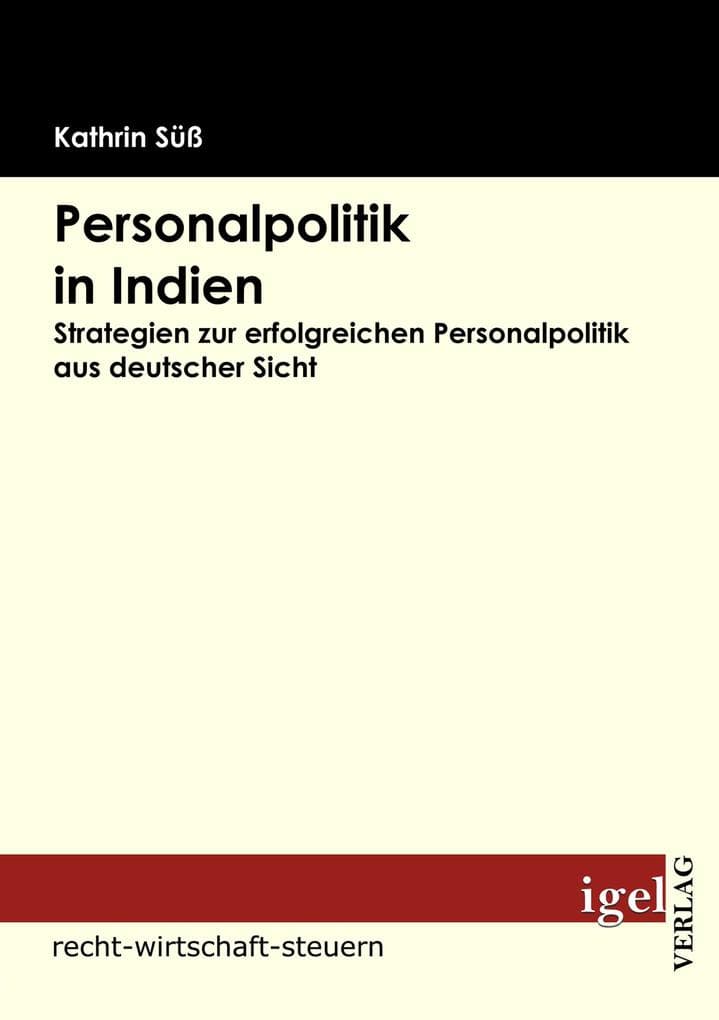 Personalpolitik in Indien