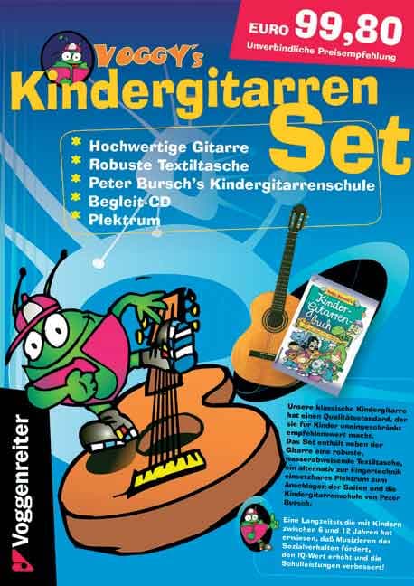 Voggy's Kindergitarren-Set, Gitarrengröße 3/4