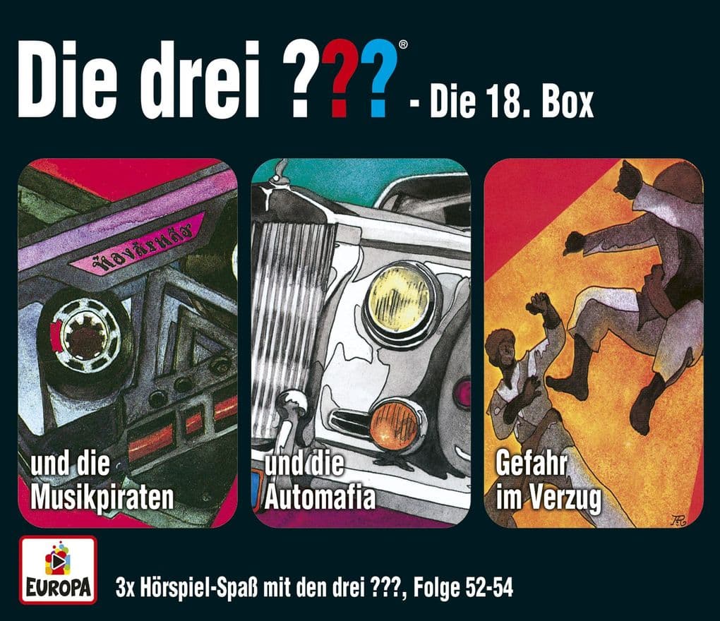 Die drei ??? Box 18. Folgen 52 - 54 (drei Fragezeichen) CD