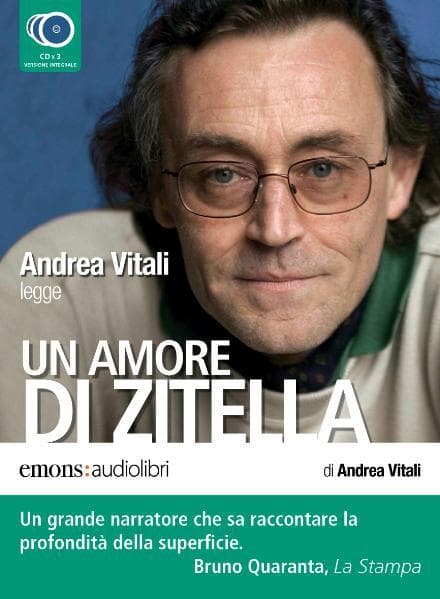 Un amore di zitella letto da Andrea Vitali. Audiolibro. 3 CD Audio