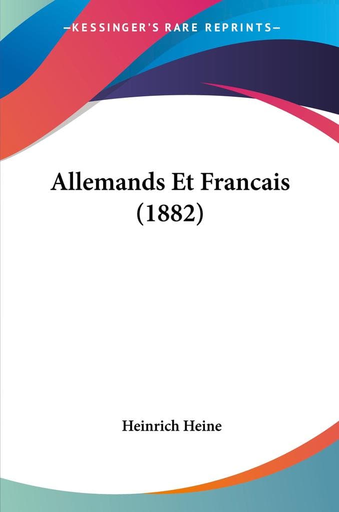 Allemands Et Francais (1882)