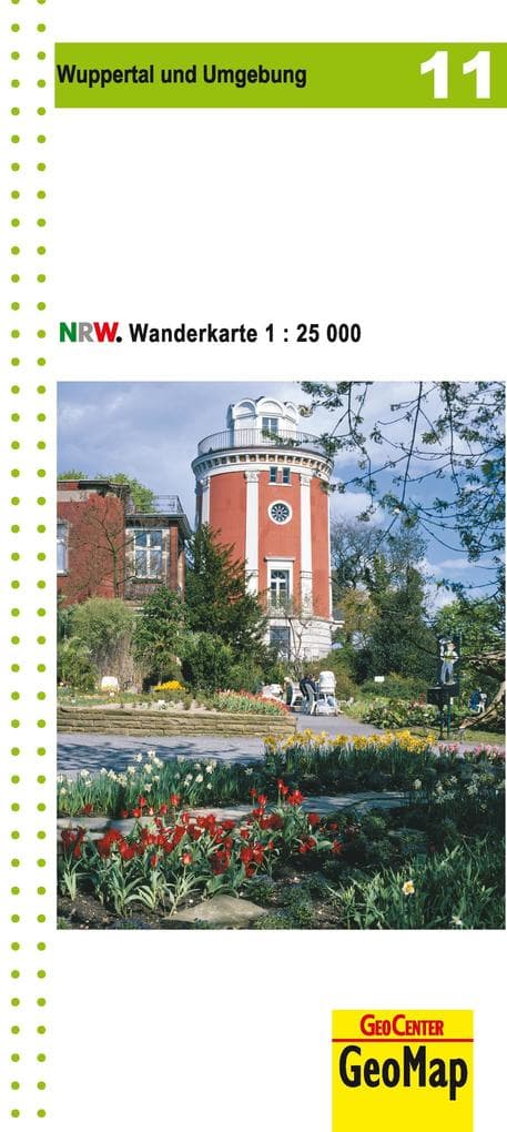 Nordrhein-Westfalen Wanderkarte 11 Wuppertal und Umgebung 1 : 25 000