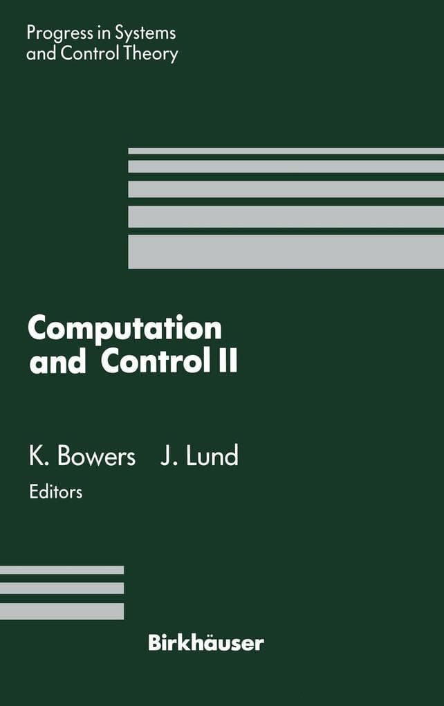 Computation and Control II
