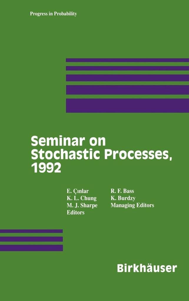 Seminar on Stochastic Processes, 1992