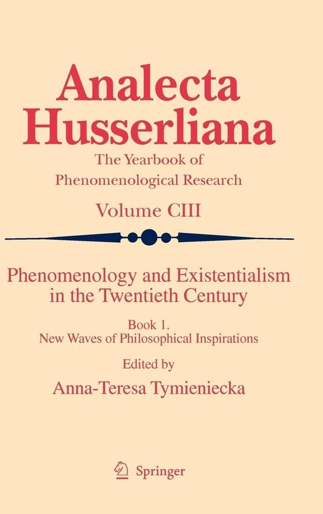 Phenomenology and Existentialism in the Twentieth Century, Book One