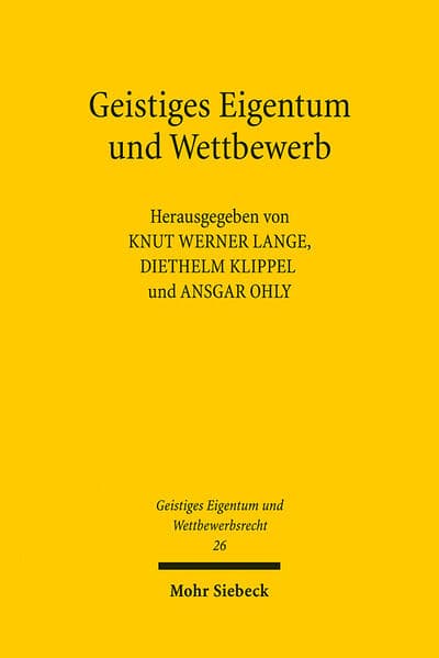 Geistiges Eigentum und Wettbewerb