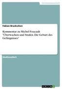 Kommentar zu Michel Foucault  Überwachen und Strafen. Die Geburt des Gefängnisses