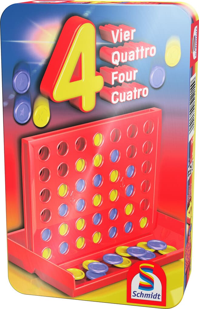 4 (Vier) in Metalldose