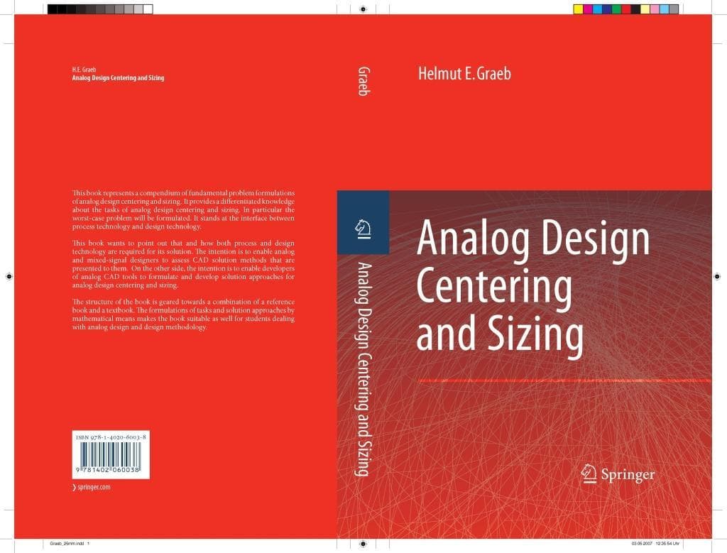 Analog Design Centering and Sizing