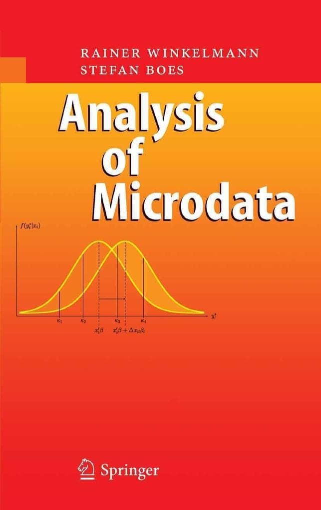 Analysis of Microdata