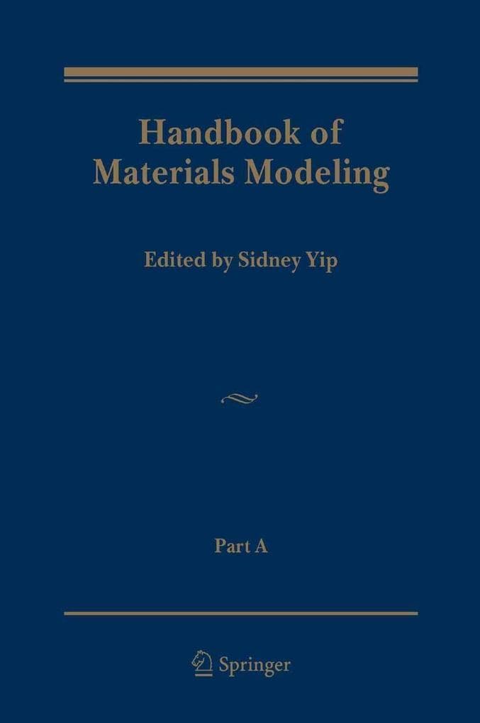 Handbook of Materials Modeling