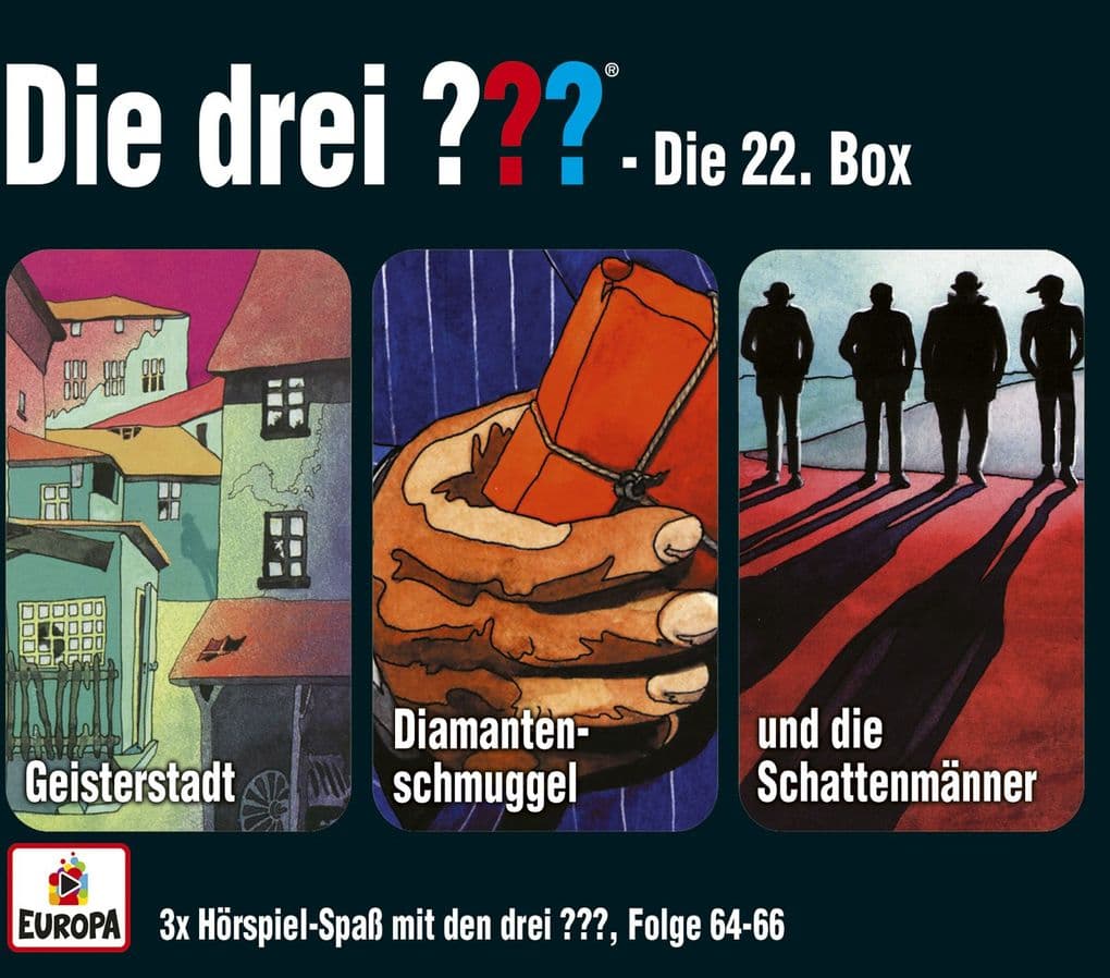 Die drei ??? Box 22. Folgen 64 - 66 (drei Fragezeichen) 3 CDs