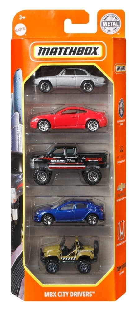 Matchbox - 5er-Geschenkset Sortiment