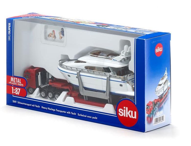 SIKU Super - Schwertransport mit Yacht